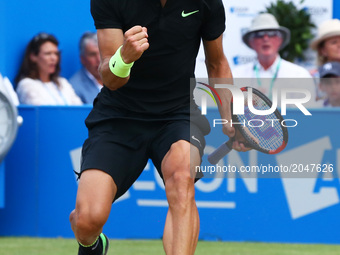 Grigor Dimitrov BUL against Daniil Medvedev (RUS) during Men's Singles Quarter Final match on the fourth day of the ATP Aegon Championships...