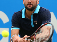 Marin Cilic CRO against Donald Young (USA) against  during Men's Singles Quarter Final match on the fourth day of the ATP Aegon Championship...