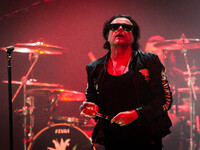 Ian Astbury  of the british rock band The Cult pictured on stage as they perform at Alcatraz in Milan, Italy on June 26. It's the only Itali...