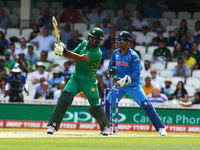 Fakhar Zaman of Pakistan
during the ICC Champions Trophy Final match between India and Pakistan at The Oval in London on June 18, 2017 (