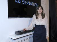 Tamara Falco attends the presentation photocall of LG SIGNATURE in Madrid. Spain. June 27, 2017 (