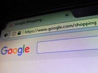 The website of Google Shopping service is seen in Manila, Philippines on Tuesday, June 27, 2017. According to news reports, the European Com...