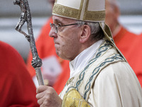 Pope Francis elevated 5 Roman Catholic bishops and archbishops to the rank of cardinal during the Ordinary Public Consistory in St. Peter's...