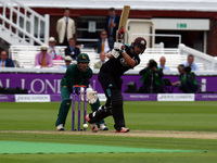 Surrey's Mark Stoneman
during the Royal London One-Day Final match between Nottinghamshire and Surrey at  Lord's Cricket Ground in London on...
