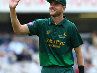 Nottinghamshire's Stuart Broad
during the Royal London One-Day Final match between Nottinghamshire and Surrey at  Lord's Cricket Ground in L...