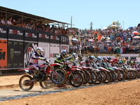 Start of first race during the MXGP World Championship 2017 Race of Portugal, Agueda, July 2, 2017. (