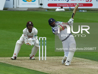 James Vince of Hampshire ccc
during the Specsavers County Championship - Division One match between Surrey and Hampshire at  The Kia Oval Gr...