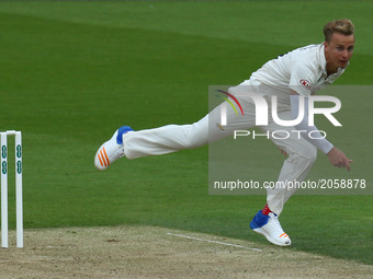 Surrey's Tom Curran
during the Specsavers County Championship - Division One match between Surrey and Hampshire at  The Kia Oval Ground in L...