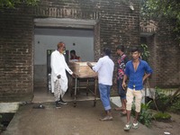 Relatives received Aminul body form the Gazipur Sadar hospital on July 4, 2017, after a boiler explosion at the complex on the outskirts of...