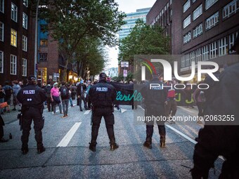 More than 20.000 people demonstrated on 5 July 2017  through Hamburg, Germany  to protest against the g20 summit. People were partying and d...