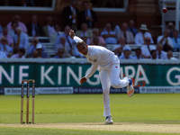 Keshav Maharaj of South Africa 
during 1st Investec Test Match between England and South Africa at Lord's Cricket Ground in London on July 0...