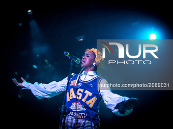 Singer and songwriter Ms Lauryn Hill performs live on stage at Rock in Roma 2017, Rome, Italy on 09 June 2017. (