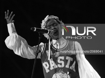 Singer and songwriter Ms Lauryn Hill performs live on stage at Rock in Roma 2017, Rome, Italy on 09 June 2017. (