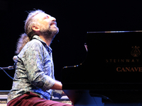Stefano Bollani in concert at AstiMusica 2017 in July 12, 2017. (