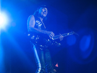 Matthias Jabs guitarist of Scorpions during his concert in the field of soccer of the malecon on the El Malecon football stadium in Torrelav...
