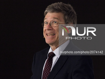 Jeffrey Sachs, Director, Center for Sustainable Development. The Earth Institute, Columbia University, speaks during the World Coffee Produc...