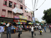  Asia biggest wholesale market  Barabazar area on July 14,2017 in Kolkata, India.  (
