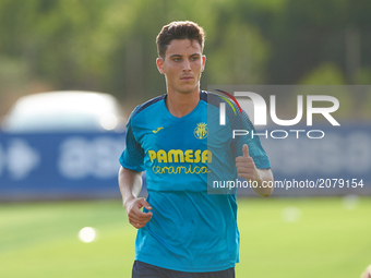 Pau Torres during the first week of Villarreal CF training session at Ciudad Deportiva of Miralcamp, July  14, 2017, in Vila-real, Spain. (