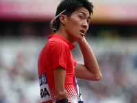 Hajimu Ashida of Japan  Men's 100m T47 Round 1 Heat 2
during IPC World Para Athletics Championships at London Stadium in London on July 15,...