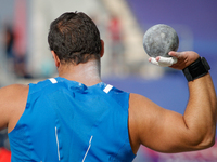 A competitor is seen during the mens shot put final at the U23 European Athletics Championships in Bydgoszcz, Poland on 14 July, 2017. (