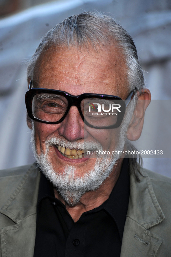 George A. Romero, arrives at the premiere of 