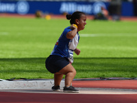 Oxana Spataru (MDA) compete in Women's Shot Put Final during IPC World Para Athletics Championships at London Stadium in London on July 17,...