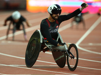 Brent Lakatos of Canada compete in Men's 400m T53 Final 
 during IPC World Para Athletics
Championships at London Stadium in London on July...