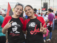 Citizens from all over Nicaragua travel to the capital, Managua, to celebrate the anniversary of the triumph of the revolution, in Chichigal...
