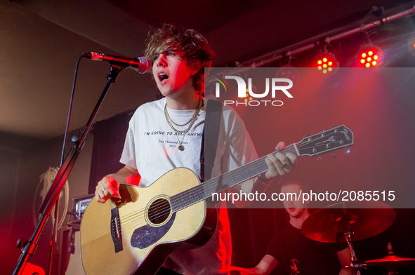 English Musician Rat Boy plays live at Nambucca, London on July 19, 2017. Jordan Cardy, known by his stage name Rat Boy, is an English music...