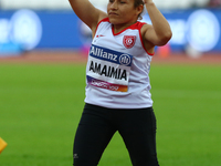 Fathia Amamia  of Tunsia compete Women's Shot Put F41 Final
during World Para Athletics Championships at London Stadium in London on July 1...