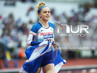 Maria Lyle of Great Britain after Women's 100m F35 Final
during World Para Athletics Championships at London Stadium in London on July 19,...