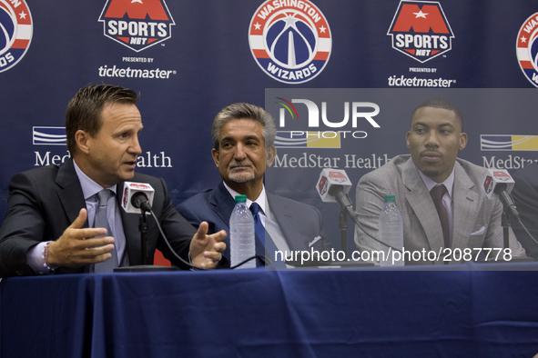 The Washington Wizards held a press conference to celebrate Otto Porter's new contract extension. At the Verizon Center in Washington, D.C.,...