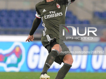 Manuel Locatelli during the Italian Serie A football match between S.S. Lazio and A.C. Milan at the Olympic Stadium in Rome, on february 13,...