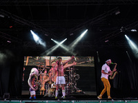 Lucky Chops perform on stage during 52nd edition of Heineken Jazzaldia Festival on July 23, 2017 in San Sebastian, Spain.  (