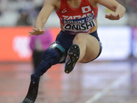 Hitomi Onishi of Japencompete
Women's Long Jump T42 Final during World Para Athletics Championships at London Stadium in London on July 23,...