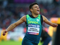 Petrucio Perreira dos Santos  of Brazil  winner of  Men's 200m T47 Final during World Para Athletics Championships at London Stadium in Lond...