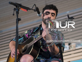 Jorge Marazu performs on stage during the Universal Music Festival al The Royal Theater on July 25, 2017 in Madrid, Spain (