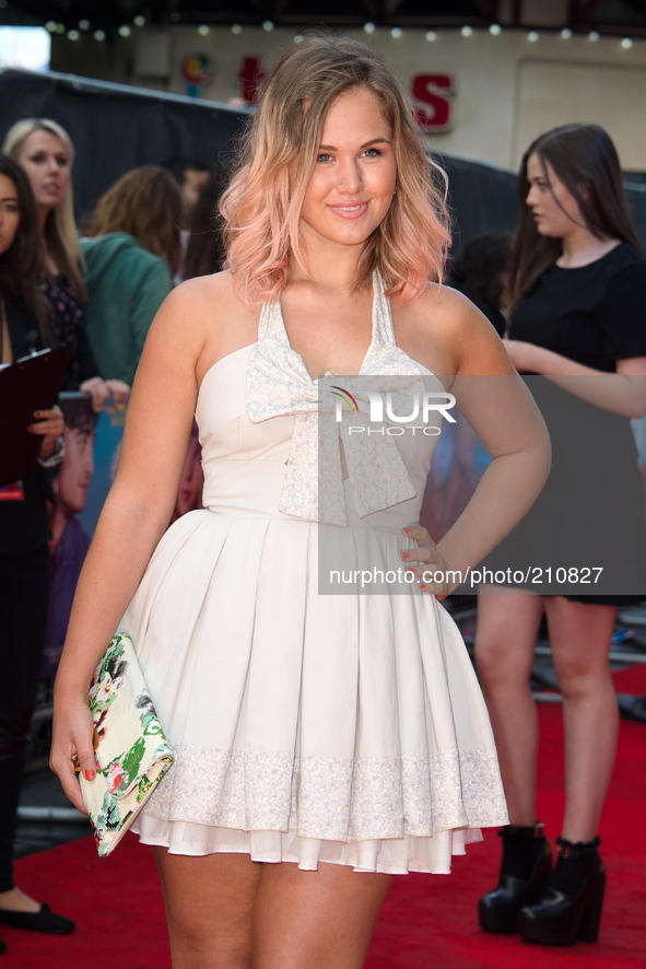 Becca Lammin attends the 'What If' - UK Film Premiere at the Odeon West End in Leicester Square, London. England, 12th August 2014.