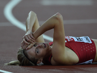 Sara Slott Petersen, Denmark,  during 400 meter  hurdles semifinal in London at the 2017 IAAF World Championships athletics. on August 8, 20...