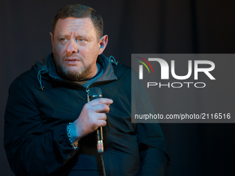 Shaun Ryder and Paul 'Kermit Laveridge (not in picture) of British rock band Black Grape held a Q&A at Rough Trade East, London on August 8,...