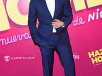 Actor Ariel Levi is seen during the pink carpet  to promote the latest film 'Hazlo Como Hombre' at Cinepolis Plaza Oasis Coyoacan on August...