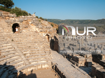 Roman Ruins in Ephesus, Turkey. Photo taken on 22 July 2013. (