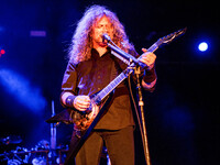 Dave Mustaine of the american heavy metal band Megadeth performing live at Carroponte, Sesto San Giovanni, Italy on 8 August 2017. (