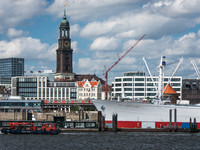 Port of Hamburg, Germany. Photo taken on 10 July 2015. (
