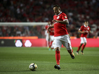 Benfica's forward Seferovic in action during the Portuguese League  football match between SL Benfica and SC Braga at Luz  Stadium in Lisbon...