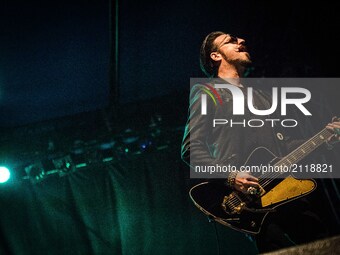 Scott Holiday of the american blues rock band Rival Sons performing live at Carroponte Milan Italy. (