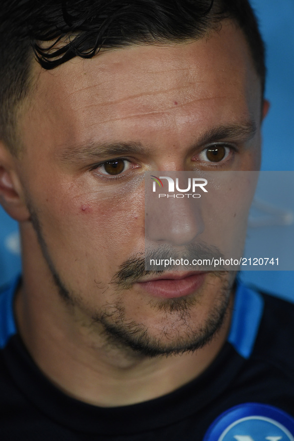 Mario Rui of SSC Napoli during the Pre-season Frendly match between SSC Napoli and RCD Espanyol at Stadio San Paolo Naples Italy on 10 Augus...