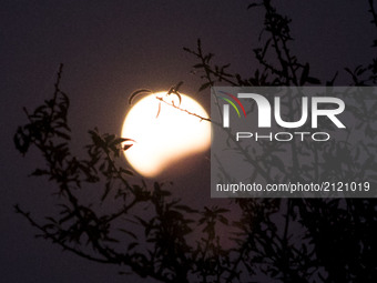 On 7th of August 2017 the summer full moon had also an eclipse. Pictures are during the moonrise in Xina, Aghios Nikolaos (Saint Nicolas) in...