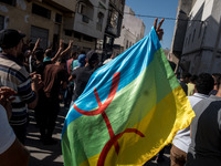 Thousands of Riffian people gathered durint a demonstrating peacefully in the streets of Al Hoceima, Morocco, on 20 July 2017 to claim the f...