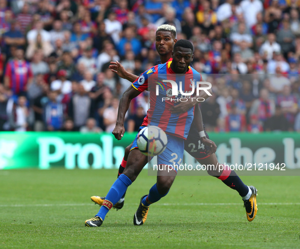 
during Premier League  match between Crystal Palace and Huddersfield Town at Selhurst Park Stadium, London,  England on 12 August 2017. 